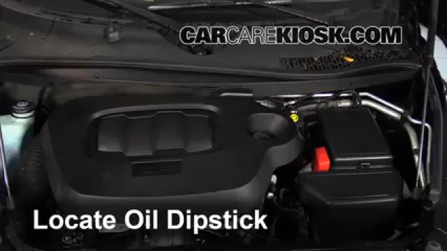 2009 Chevrolet HHR LS 2.2L 4 Cyl. FlexFuel Aceite Controlar nivel de aceite
